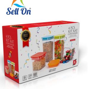4 PCS CONTAINER-1100ML,600ML
