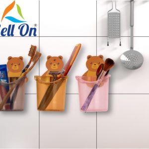 TEDDY BEAR TOOTHBRUSH HOLER