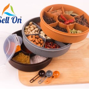 6 IN 1 ROUND DRY FRUIT BOX
