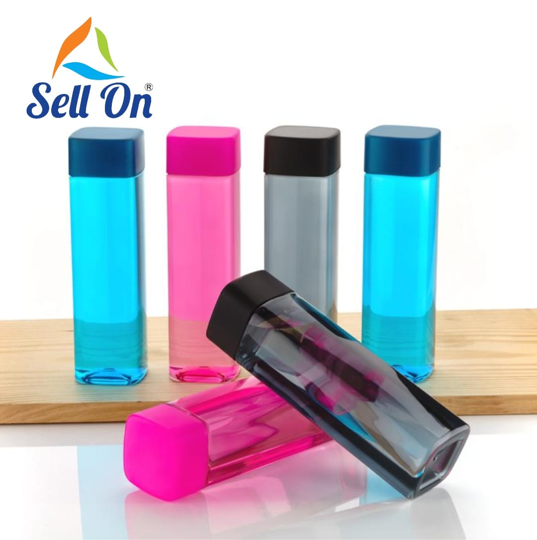 SQUAR BOTTLE WITH BIG CAP
