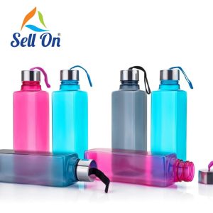 SQUAR BOTTLE WITH STEEL CAP - 1000ML